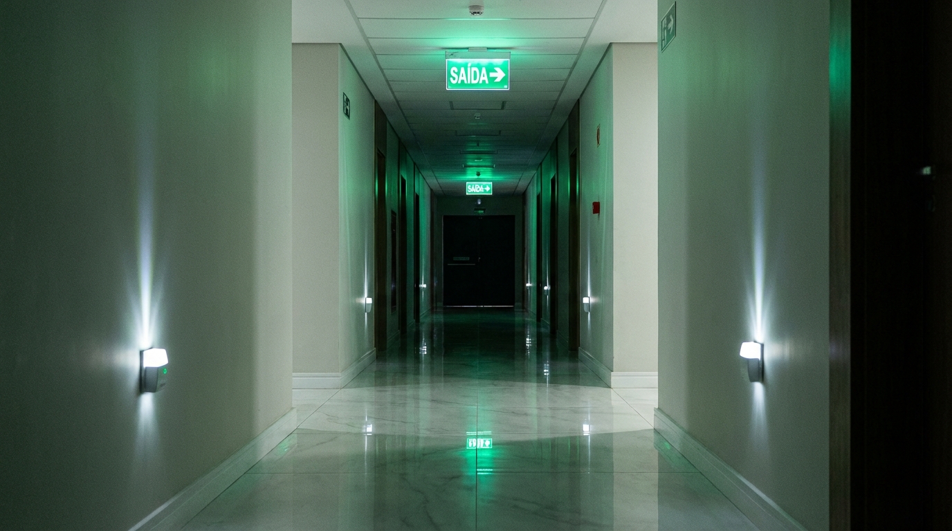 Iluminação de Emergência: Requisitos do CBMERJ e Como Garantir a Conformidade do Seu Imóvel